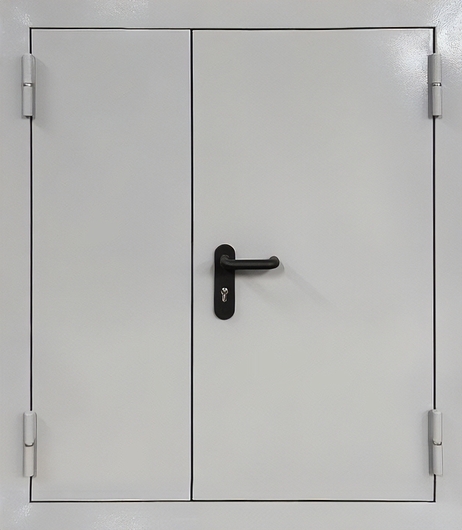 Серый полуторастворчатый стальной люк