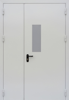 Противопожарная дверь с остеклением