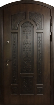 Арочная дверь с МДФ