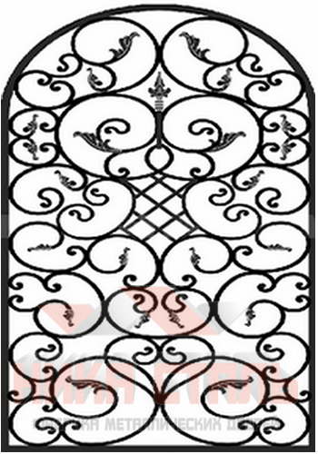 Кованая решетка на окно КР 31
