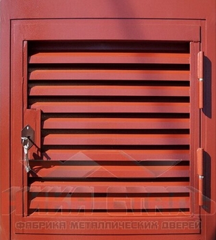 Одностворчатые ставни-жалюзи на окно