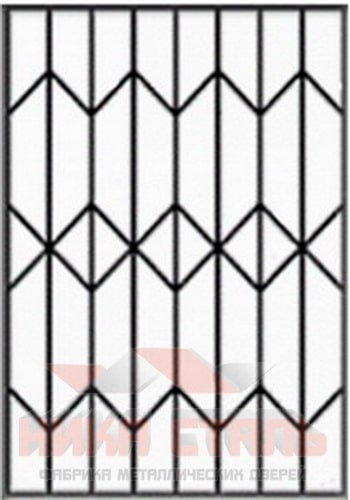 Сварная решетка на окно СР 2