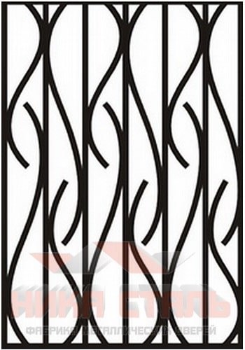 Сварная решетка на окно СР 6