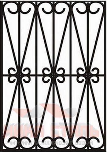 Сварная решетка на окно СР 7